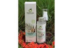 Сыворотка для волос на основе кокосового масла «Свежесть» от Tropicana Oil, Coconut Hair Oil Freshy Anti-Frizz Serum Leave On, 70 мл