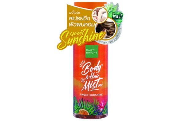 Пляжная коллекция ароматический спрей для тела и волос  Сладкое Солнце Baby Bright  Beach series Sweet Sunshine Body &amp;amp; Hair Mist 50мл