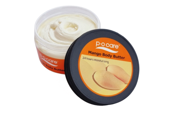 Увлажняющий и питательный крем баттер для тела PO CARE с ароматом Манго 250 гр