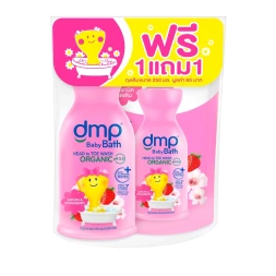 Детский гель для душа DMP с сакурой и клубникой pH 5.5 480 мл + 250 мл