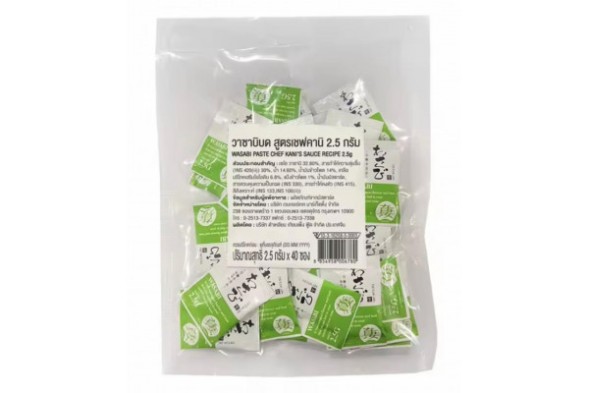 (УПАКОВКА 40 ШТ) Васаби паста wasabi Chef Kani&amp;#039;s sauce recipe 2.5 гр ? 40 шт