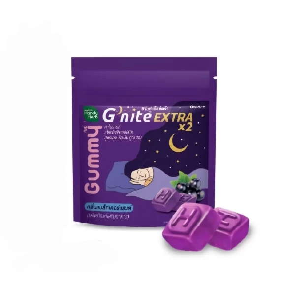 Мармелад для крепкого сна Handy Herb G&amp;#039;Nite с усиленной формулой со вкусом черной смородины 24гр 4 шт