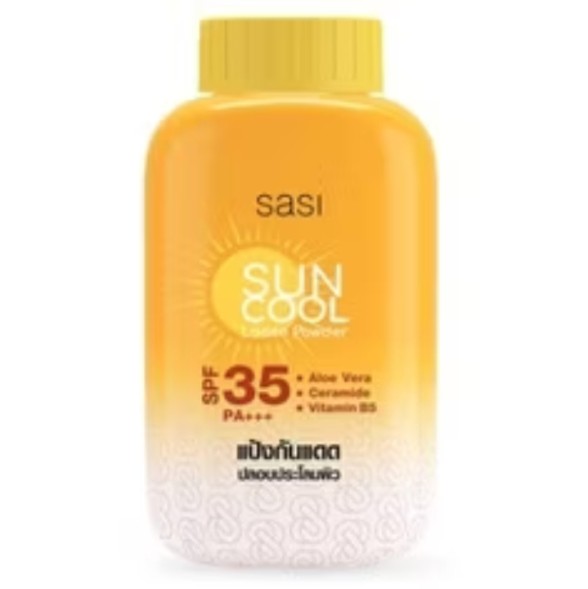 Матирующая пудра с охлаждением и защитой от солнц Sasi Sun Cool Loose Powder SPF 35+ 50 гр