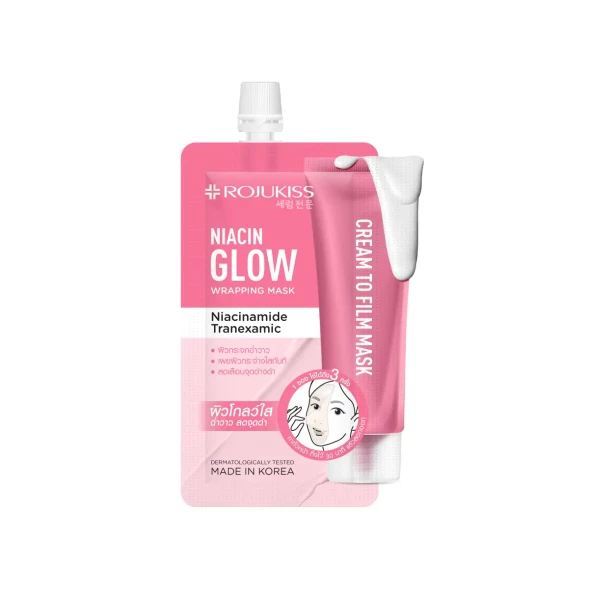 Маска-пленка для лица с ниацинамидом Rojukiss Niacin Glow 10 мл