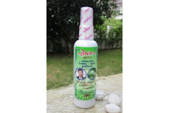 Травяной лосьон против выпадения волос c Mee leaf и мотыльковым горошком от Jinda, Hair lotion fresh Mee leaf &amp;amp; butterfly pea, 120 мл