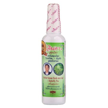 Травяной лосьон против выпадения волос c Mee leaf и мотыльковым горошком от Jinda, Hair lotion fresh Mee leaf &amp;amp; butterfly pea, 120 мл
