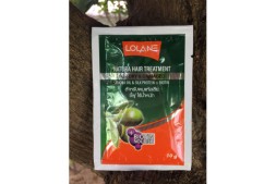 Лечебная маска для сухих и поврежденных волос с маслом жожоба и протеинами шелка от Lolane, Hair treatment for dry & damaged hair + jojoba oil & silk protein, 10 гр