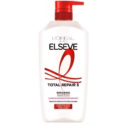 Восстанавливающий шампунь для повреждённых волос L'Oreal Elseve Total Repair 5, 440 мл