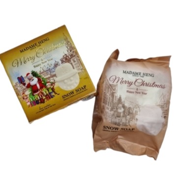 Новогоднее мыло Madame Heng Merry Christmas с ароматом свежести и мяты 110 гр