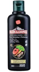 Травяной шампунь для темных волос от Kokliang, Herbal shampoo Hair Darkening &amp;amp; Thickening, 200 мл