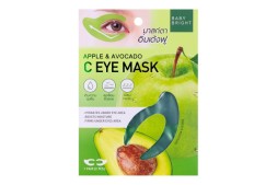 Круговые маски дольки для увлажнения и омоложения кожи вокруг глаз от BABY BRIGHT APPLE &amp;amp; AVOCADO C EYE MASK 1 пара