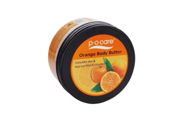 Увлажняющий и питательный крем баттер для тела PO CARE с ароматом Апельсина 250 гр