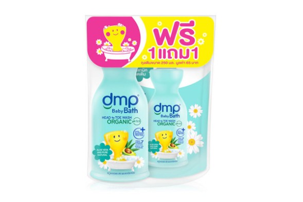 Детский гель для купания DMP с Алое Вера pH 5.5 480 мл + 250 мл