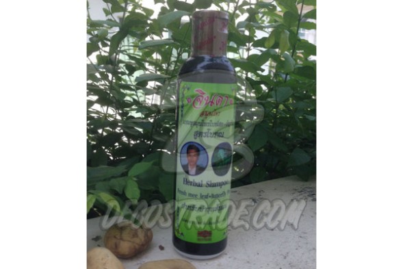 Классический шампунь против выпадения волос на травах от Jinda, Hair shampoo formula Mee leaves, 250 мл