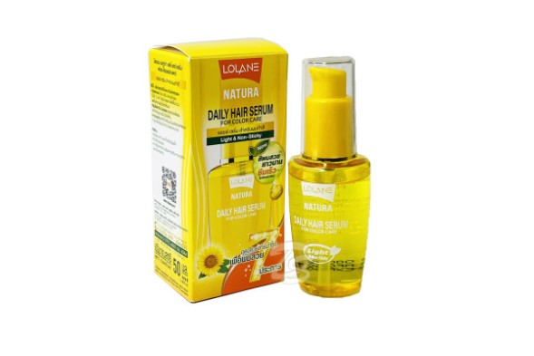 Интенсивная сыворотка для окрашенных волос с натуральными маслами от Lolane Natura, Daily silky Hair Serum Magic In One For Color Care, 50 мл