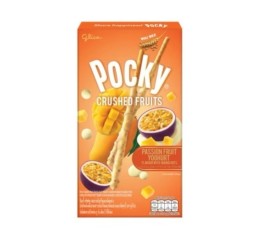 Печенье-палочки покки со вкусом йогурта и маракуйи Glico Pocky Crushed Fruit Passion Fruit Yougurt 38 гр