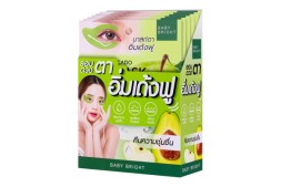 (УПАКОВКА 6 ПАР) Круговые маски дольки для увлажнения и омоложения кожи вокруг глаз от  от BABY BRIGHT APPLE &amp;amp; AVOCADO C EYE MASK