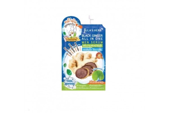 Мужской серум для лица (всё в одном) с черным имбирём Jula&amp;#039;s Herb 8 гр