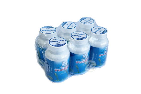 (НАБОР 6 ШТ) Травяные капсулы Фа Талай Джон  (растение Андрографис)  от Kongka Herbs Fah Talai Jone (Andrographis paniculata) Capsule  set 6 pcs *100 caps