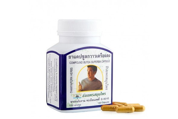 Капсулы для мужчин Thanyaporn Butea Superba 100 капсул