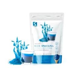 Органическая голубая спирулина порошок 50г SUKKHAPHAP D – для энергии и иммунитета
