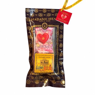 Подарочный набор мыла Madame Heng Love Time 2025: Care Spa Rose и Dr. Jeng Honeysuckle, 2 шт. / 80 г
