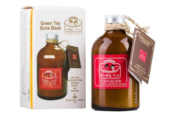 Маска-пудра для проблемной кожи с зеленым чаем от Madame Heng, Green Tea Acne Mask, 50 гр