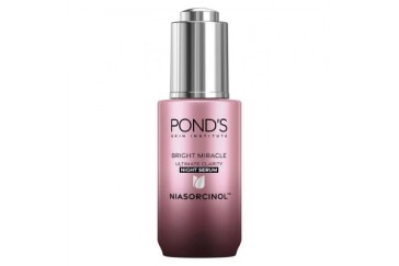 Сыворотка для лица  Pond&amp;#039;s Bright Miracle Ultimate Clarity Night Serum Niasorcinol 30 G.