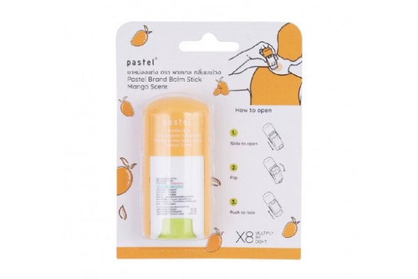Бальзам в стике с ароматом Манго Pastel Brand Balm Stick Mango scent 6 гр