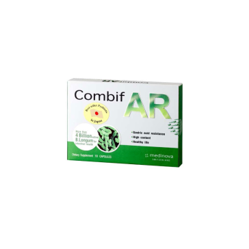 Диетическая добавка, обогащенная пробиотиками для кишечника от Combif AR dietary supplement probiotics 10 tabl