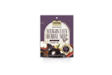 Спа-мыло «Мангостин» осветляющее в мешочке из люфы от Supaporn, Mangosteen Herbal Soap Spa, 70 гр