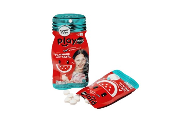 Конфетки с охлаждающим эффектом со вкусом арбуза от Playmore Cooling Watermelon Candy 12 гр