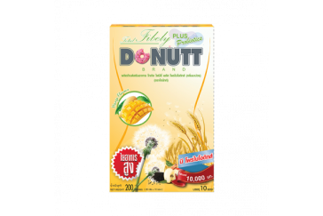 Очищающий детокс напиток с высоким содержанием клетчатки со вкусом манго  от Donutt Total Fibely Plus Probiotics Mango Flavour 200 гр