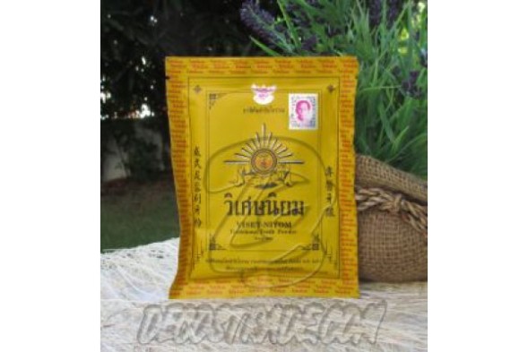 Традиционный тайский зубной порошок Viset-Niyom, Traditional Tooth Powder, 40 гр