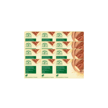 Мыло для увлажнения и отбеливания кожи  De Leaf Thanaka Moisturizing &amp;amp; Whitening Soap 100 g. (набор 12 шт)