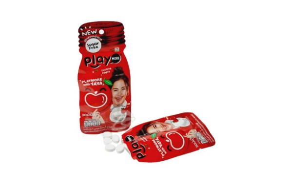 Конфетки с охлаждающим эффектом яблочный вкус от Playmore Cooling Apple Candy 12 гр