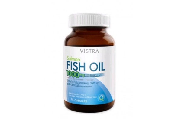 Рыбий жир от Vistra Salmon Fish Oil 1000 мг 75 капсул