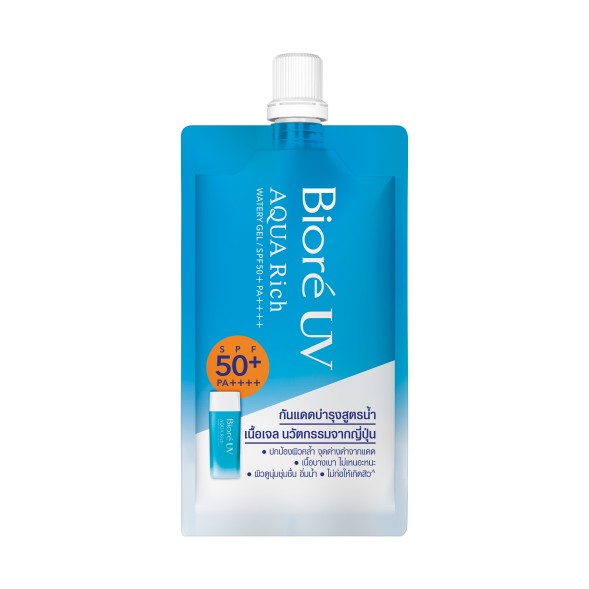 Солнцезащитный гель Biore UV Aqua Rich Watery Gel SPF50+ PA++++ 7 гр x 6 штук (Упаковка)