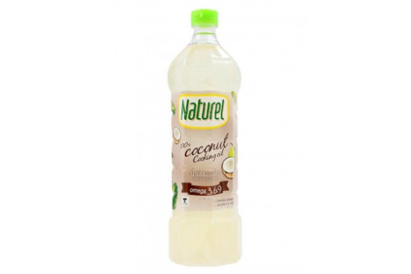 Кокосовое масло для жарки Naturel Coconut Cooking oil 1 литр