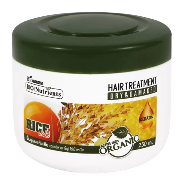 Восстанавливающая маска для волос Bio Woman с рисом и яичным желтком 250 мл