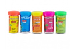 (УПАКОВКА 24 ШТ) Травяные шарики для лечения кашля, першения и болей в горле от Kongka Herb MIX FLAVOR LOZENGE