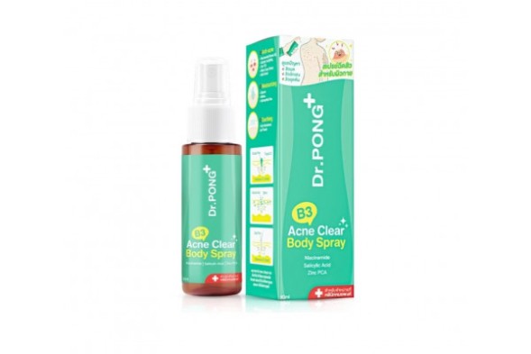 Спрей для тела от акне Dr. Pong Acne Clear Body spray 60 мл