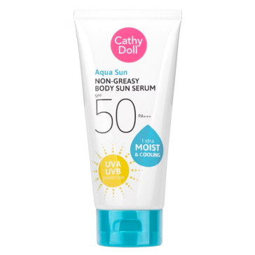 Легкая солнцезащитная сыворотка для тела от Cathy Doll Aqua Sun Non Greasy Body Sun Serum SPF50 PA+++ 138 ml