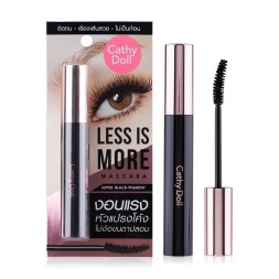 Удлиняющая и объёмная черная тушь Cathy Doll Less Is More, 8 г