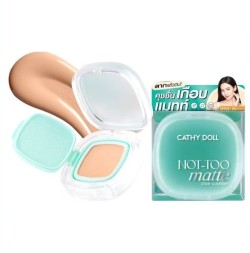 Кушон Cathy Doll Not To Matte SPF50+ PA++++ 03 Medium Beige, тональное средство с матовым финишем, 12 г 