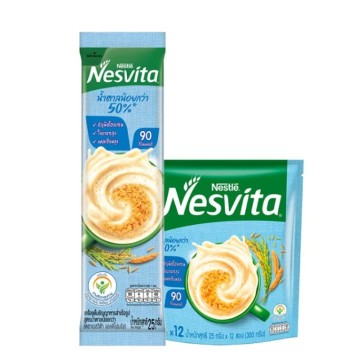 Злаковый напиток с пониженным сахаром Nesvita Actifibras Lower Sugar, 12 × 25 г