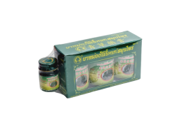 Зеленый бальзам с травами для облегчения боли от PHOYOK HERBAL BALM FORMULA 2 50g PACK 3PCS+1PC 15G