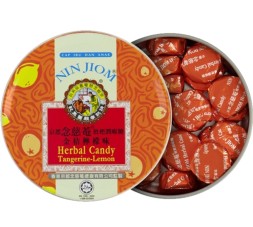 Леденцы для горла Nin Jiom "Мандарин-Лимон" 60 гр