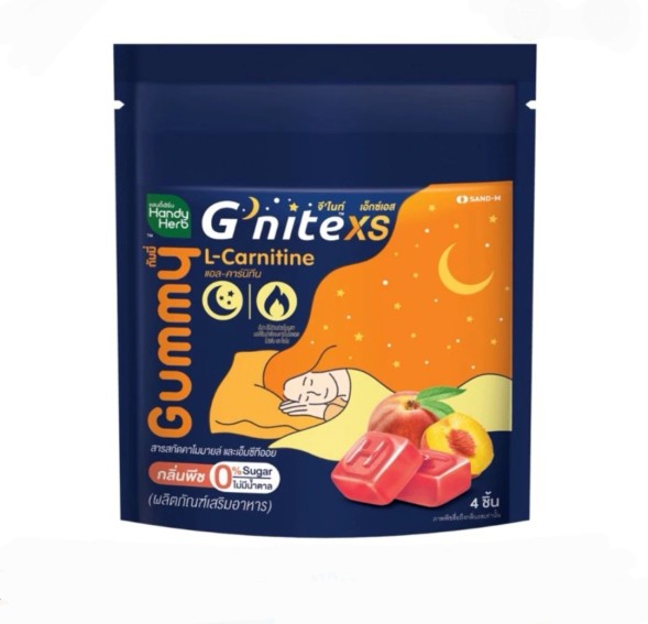 Мармелад для сна и сжигания жира Handy Herb G&amp;#039;niteXS со вкусом персика 4 шт 24 гр.