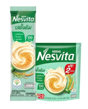 Злаковый напиток с оригинальным вкусом Nesvita Actifibras Original, 14 × 25 г